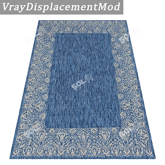Luxurious Carpet Set - High Quality Textures 3D model image 3