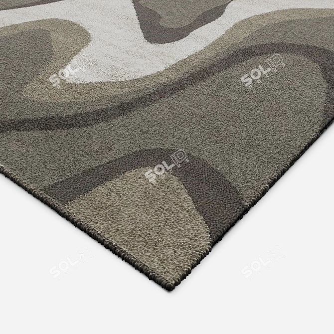 Stylish Interior Carpets 3D model image 2