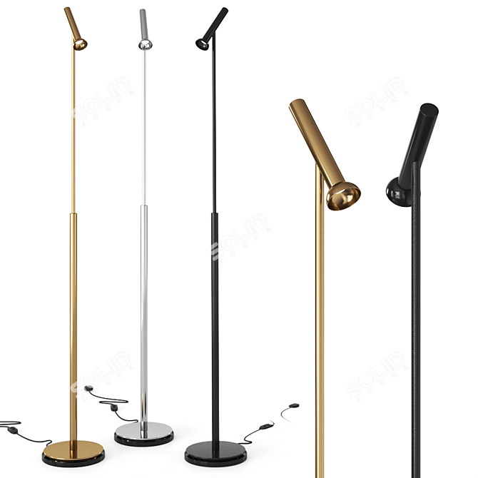 Elegant Topoled S Floor Lamp 3D model image 1