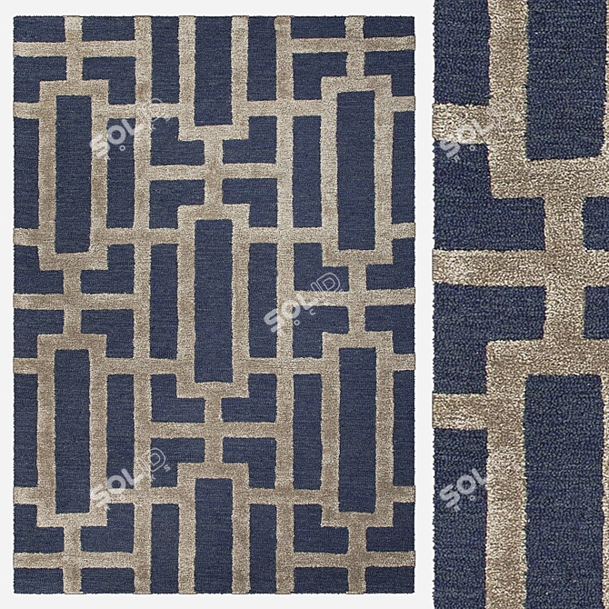 Luxury Interior Carpets 3D model image 1