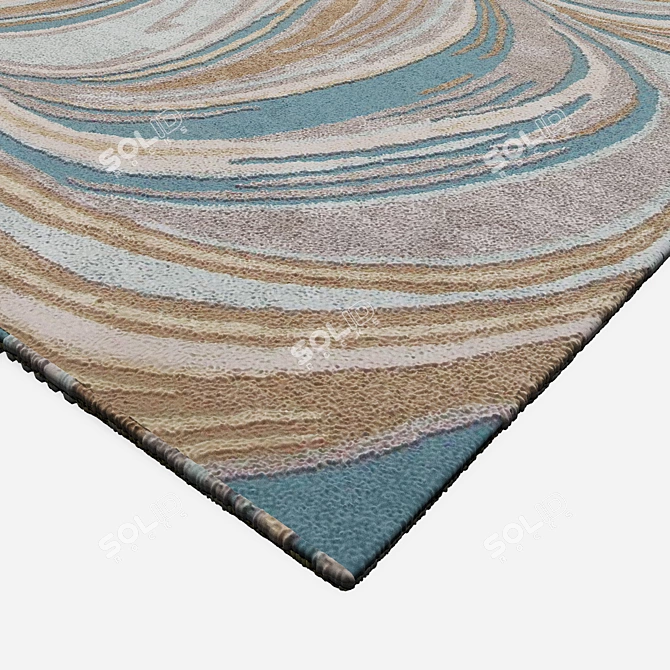 Elegant Interior Carpets 3D model image 2