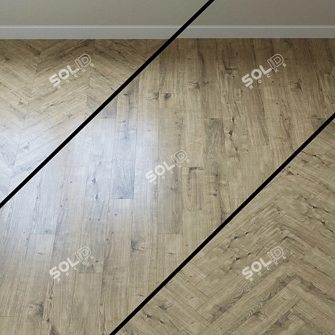 Egger Pro Medium Laminate: Light Dunnington Oak 3D model image 1