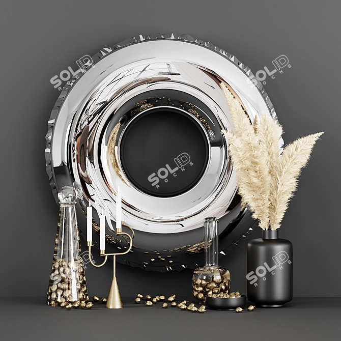 Stylish Decor Set 3D model image 9