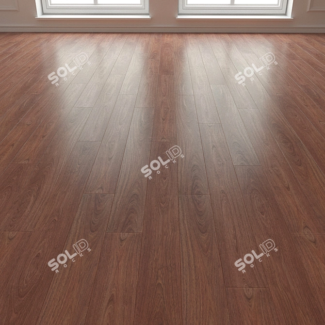 Jatoba Parquet Flooring: High-Quality Laminate for Stunning Interiors 3D model image 3