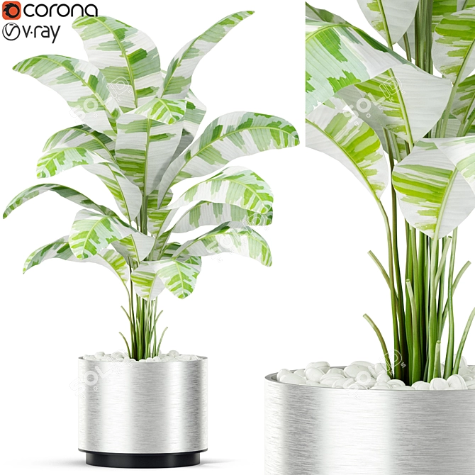  Botanical Bliss: Nature's Green Haven 3D model image 1