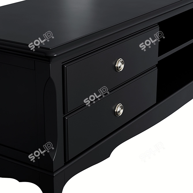 Venice TV Stand - Stylish and Functional 3D model image 2