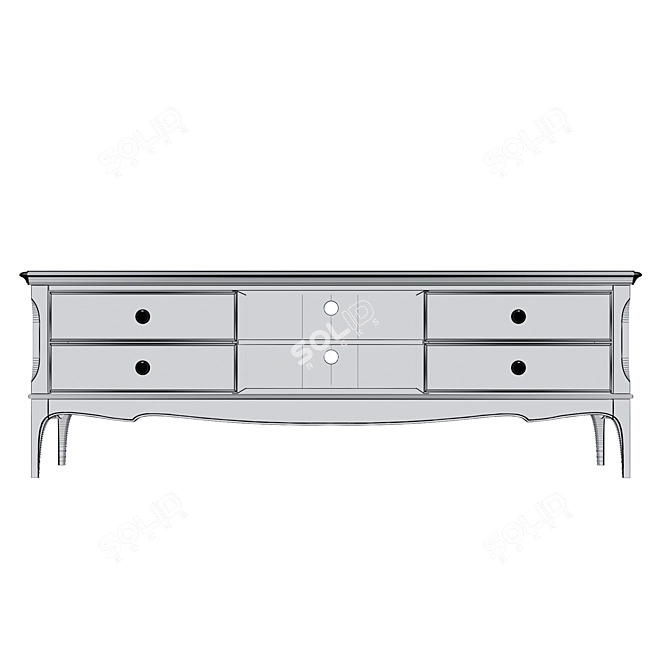 Venice TV Stand - Stylish and Functional 3D model image 3