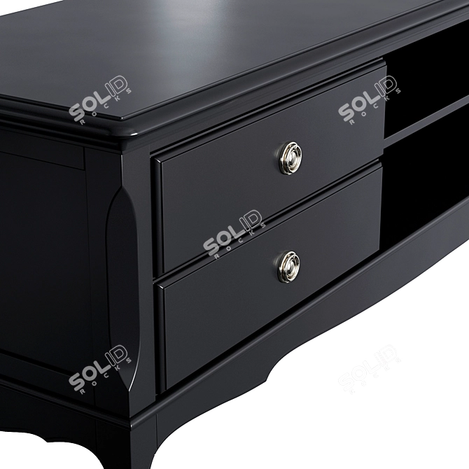 Venice TV Stand - Stylish and Functional 3D model image 4