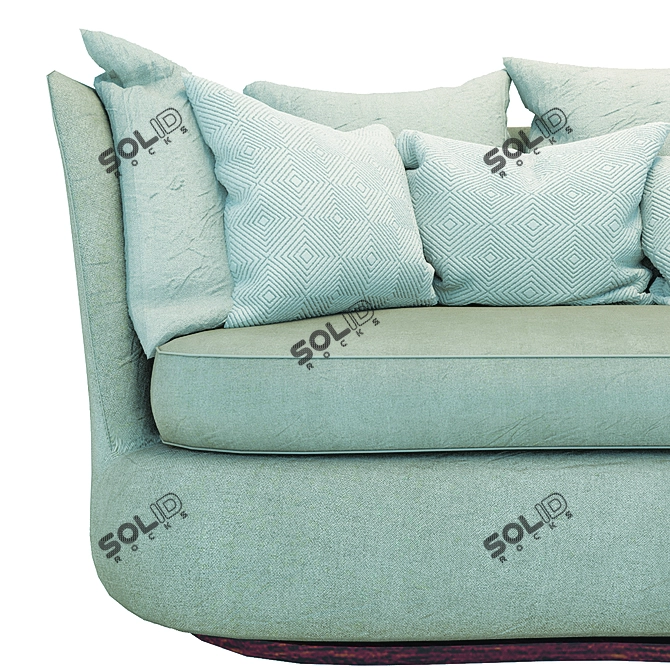 Apollo Modern Luxury Sofa 3D model image 3