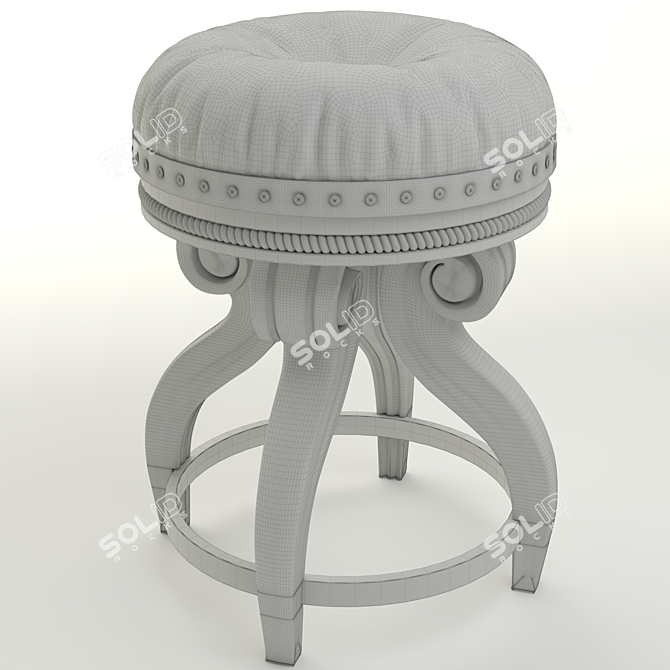 Title: 40x40 Classic Bench 3D model image 3