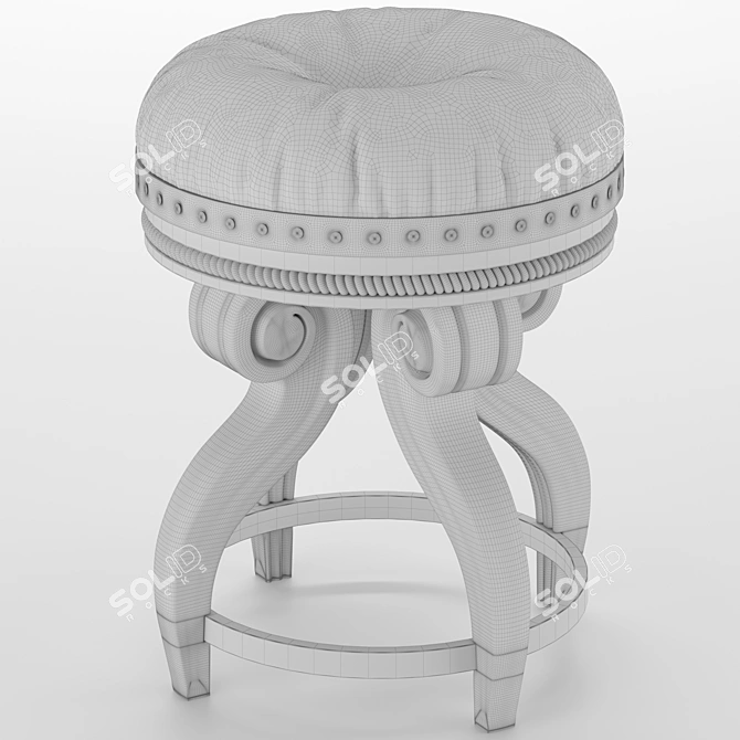 Title: 40x40 Classic Bench 3D model image 5