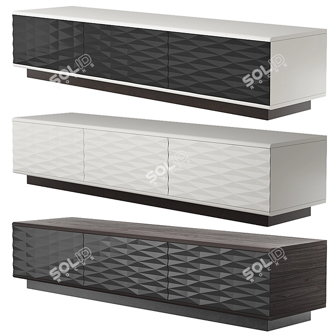 Lisewood Iceberg TV Stand 3D model image 1