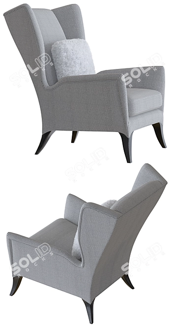 Caracole Revamp Chair 33W 38D 42H 3D model image 3