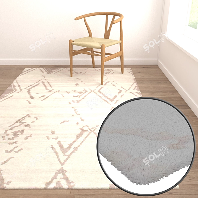 Luxury Carpet Set 1783 3D model image 5