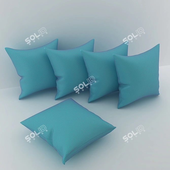 Luxury Designer Cushions by Jonathan Adler 3D model image 3