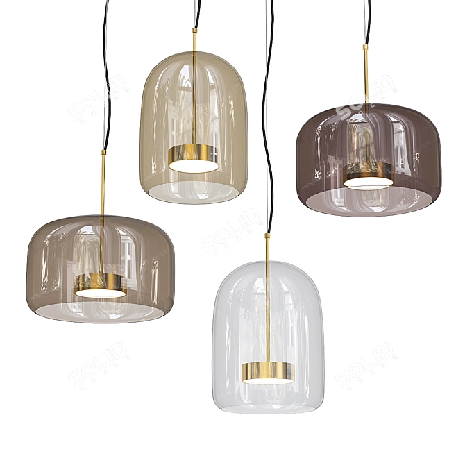 Title: Jube SP 1 Pendant Light 3D model image 1