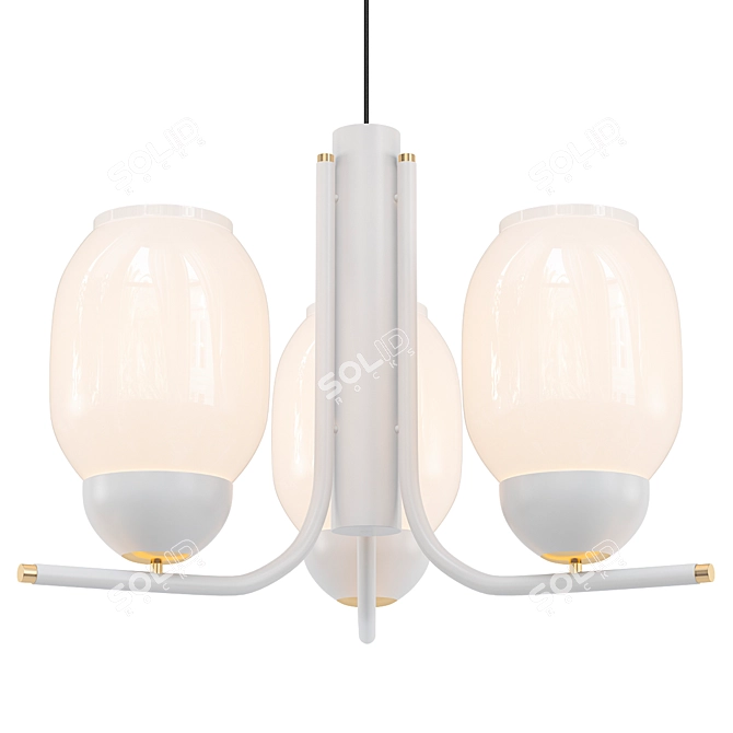 Elegant Delight Chandelier 3D model image 1