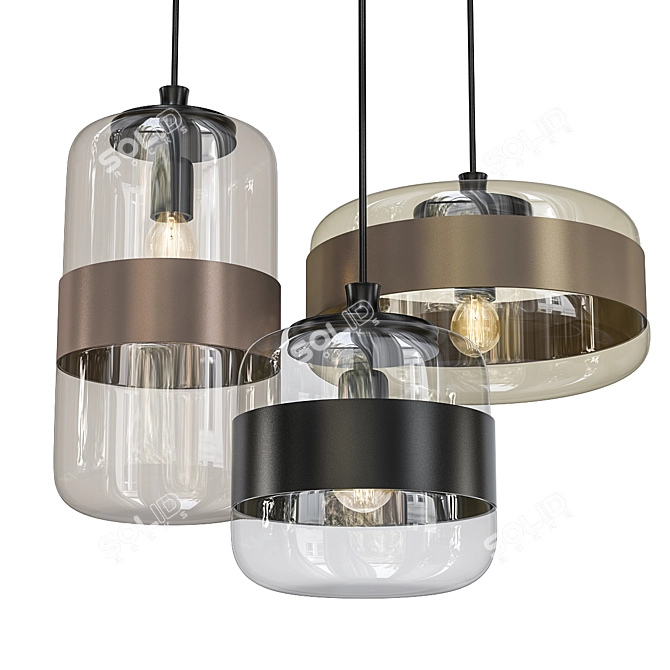 FUTURA SP Pendant Light 3D model image 1