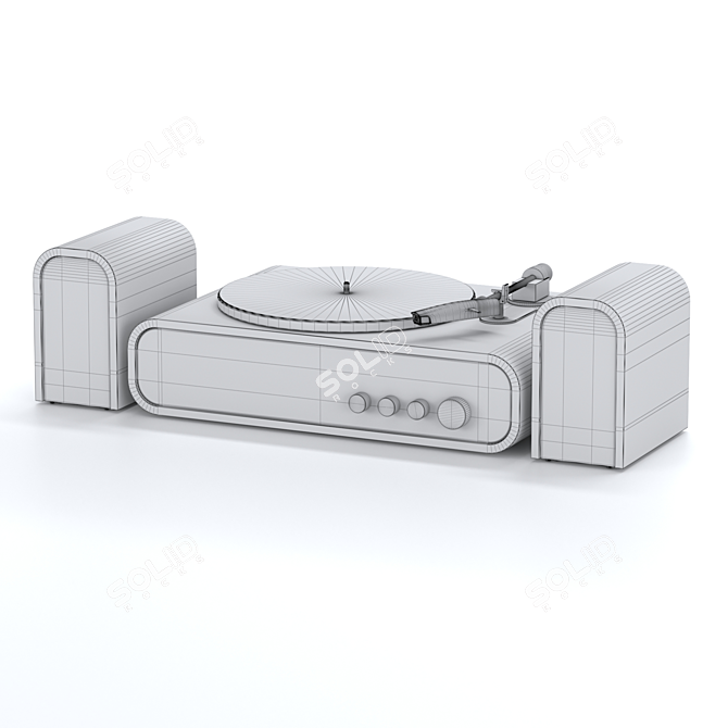 Crosley Gig Vinyl Turntable 3D model image 3