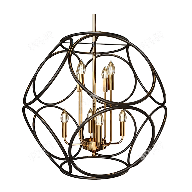 CEZINO Pendant Lamp: Stylish and Practical 3D model image 2