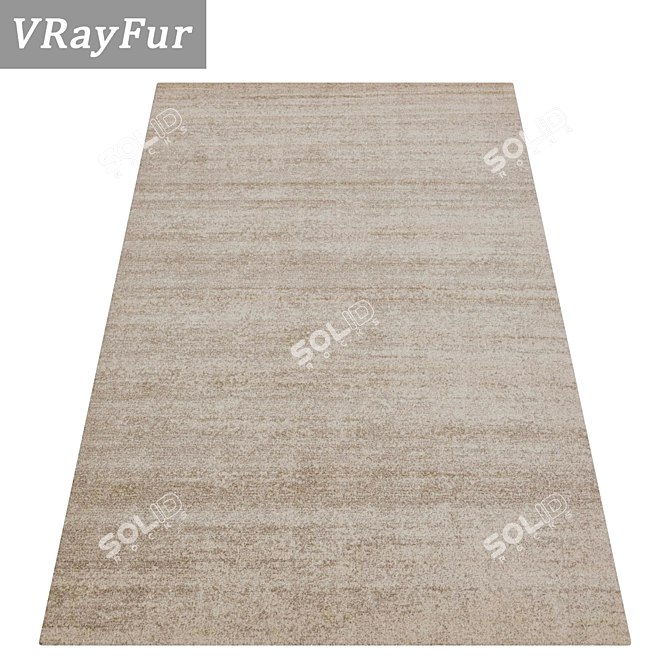 Luxury Carpets Set: High Quality Textures, 3 Variants 3D model image 2