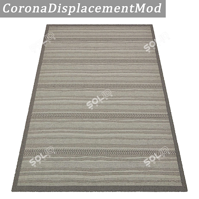 Luxury Carpets Set: High Quality Textures, 3 Variants 3D model image 4
