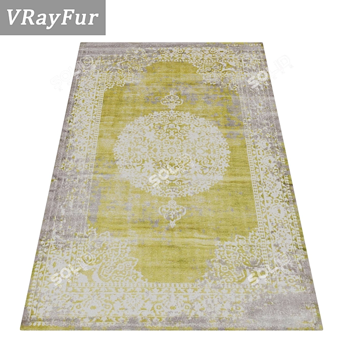 Title: Luxury Rug Collection 3D model image 2