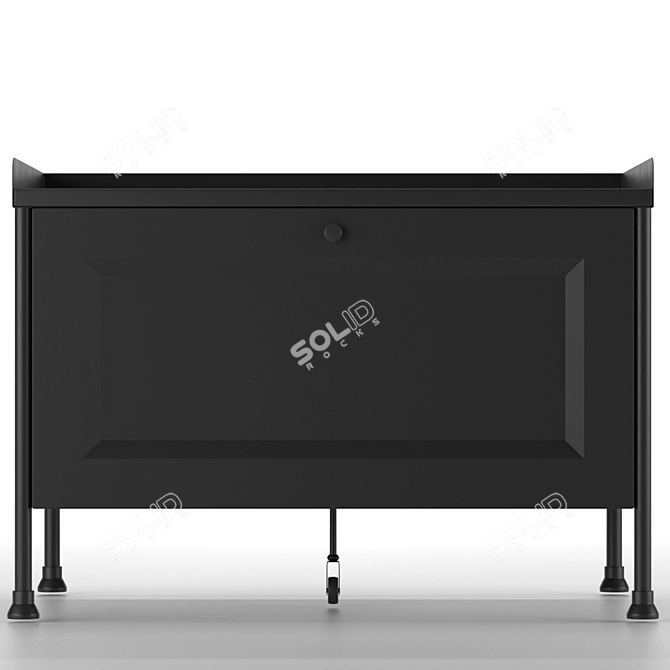 Kornsjo Seat with Storage - 70x47x51 3D model image 2