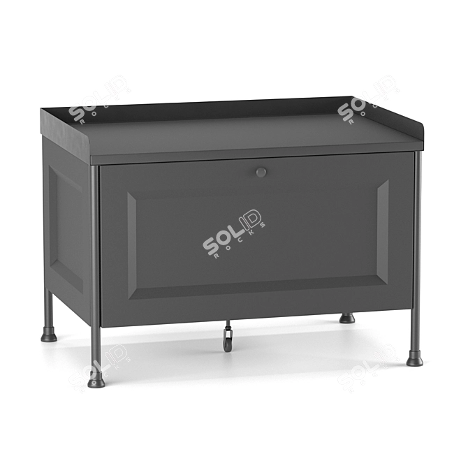 Kornsjo Seat with Storage - 70x47x51 3D model image 5