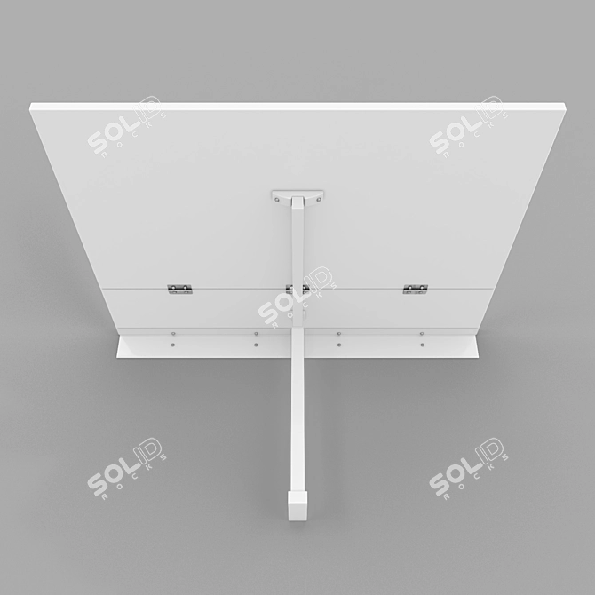 Versatile Folding Table: IKEA NORBERG 3D model image 1