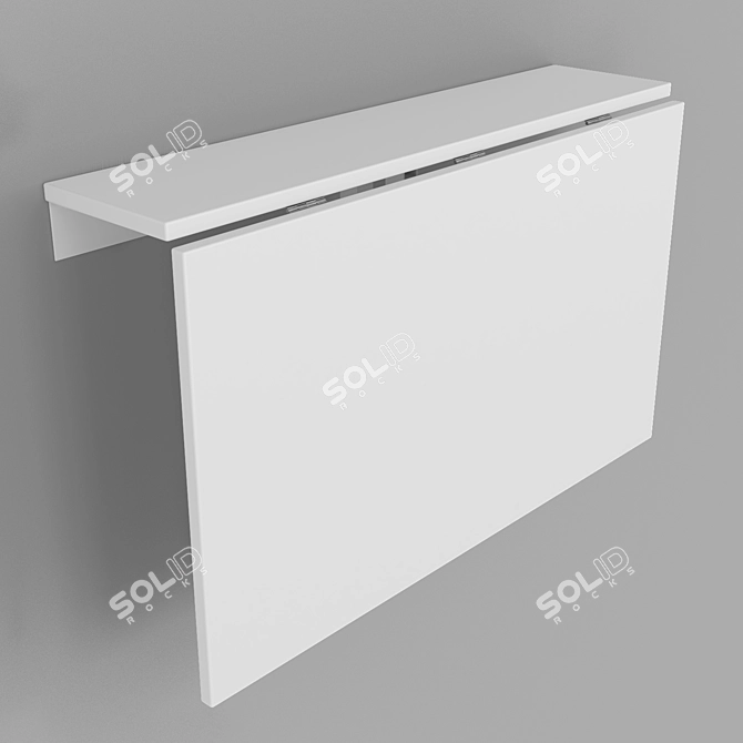 Versatile Folding Table: IKEA NORBERG 3D model image 3