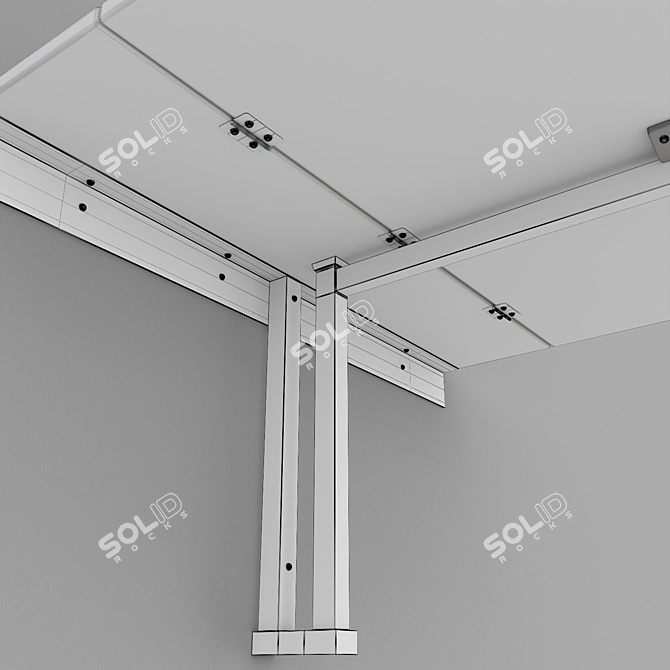 Versatile Folding Table: IKEA NORBERG 3D model image 5