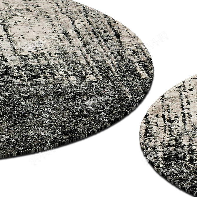 Circular Interior Carpets 3D model image 2