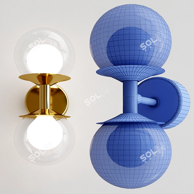 Modern Elegance: Kink Light 3D model image 2