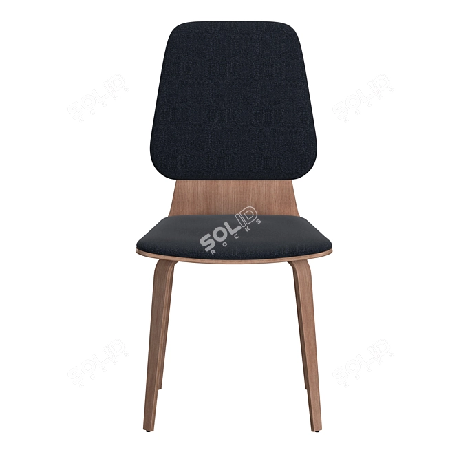 Versatile OMNI CHAIR: Stylish, Industrial, Scandinavian Design 3D model image 2