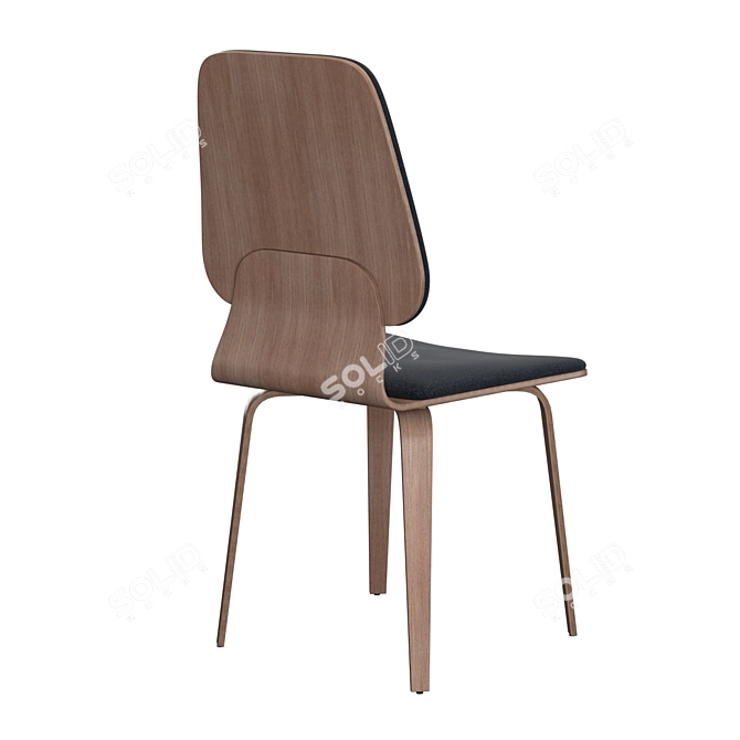 Versatile OMNI CHAIR: Stylish, Industrial, Scandinavian Design 3D model image 3