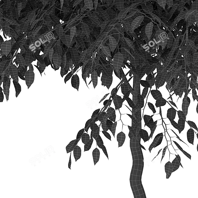  Botanical Bliss: 418 Green Gems 3D model image 4