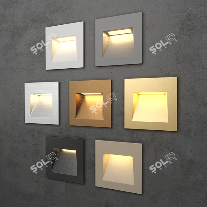 Integrator Stairs Light: Enhance Your Steps 3D model image 1