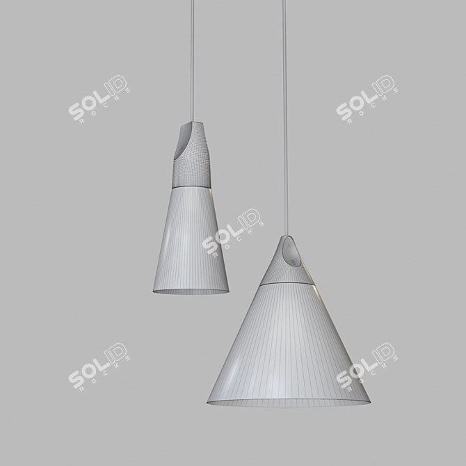 Scandinavian Style Pendant Lights 3D model image 4