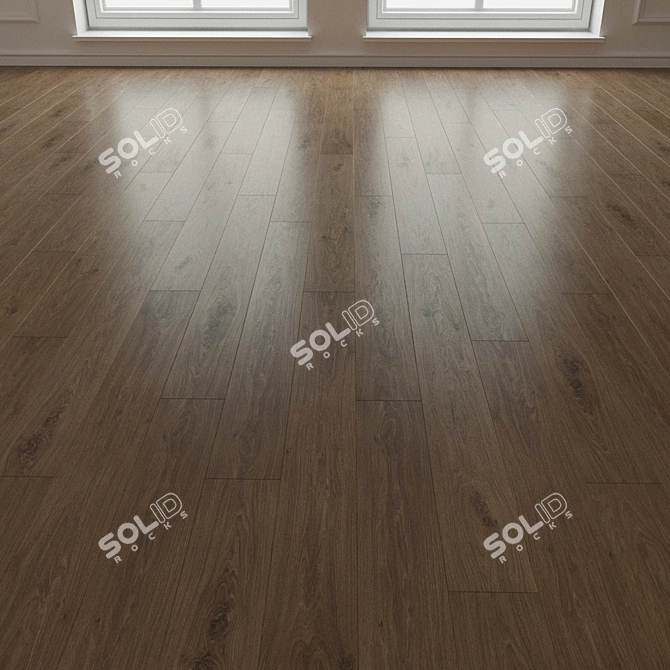  3D Laminate Parquet Flooring 3D model image 3