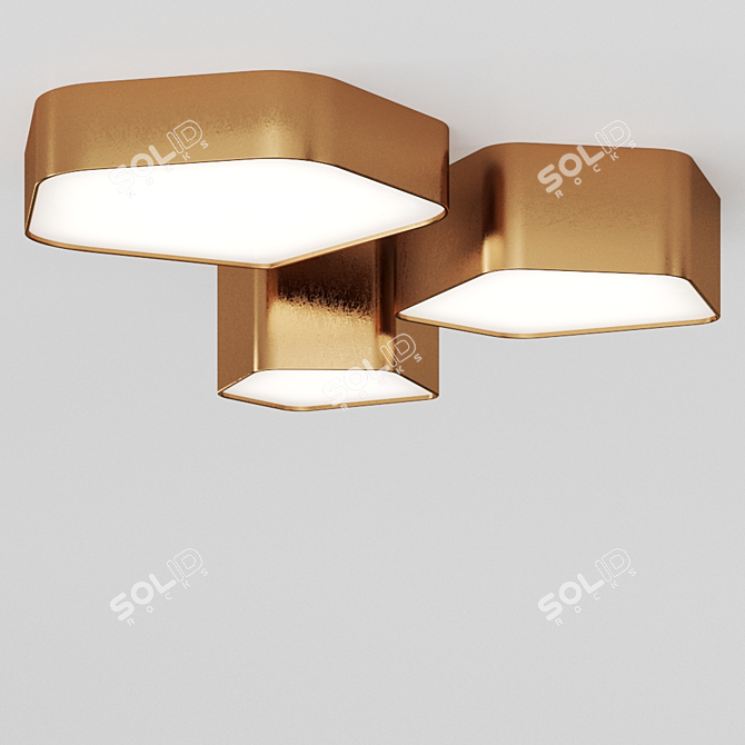 Sleek Bat Light by HENGE: Clustered Illumination 3D model image 2