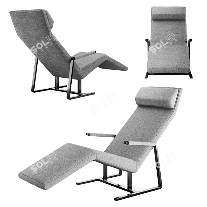 Elevate Your Comfort with the Wogg Lounger 3D model image 1