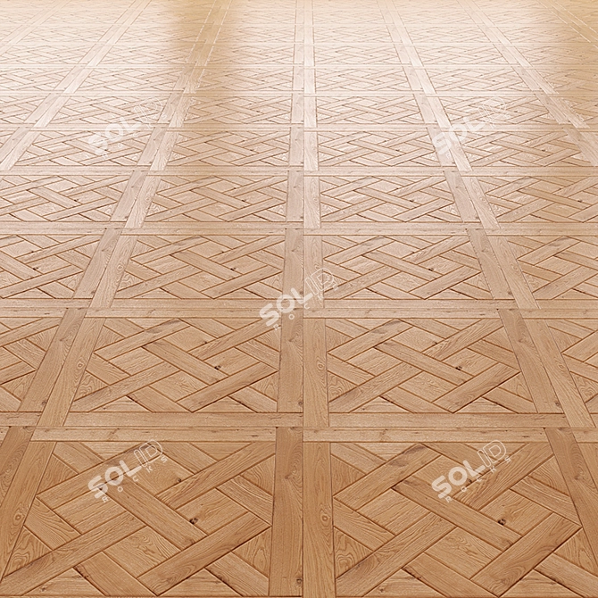 Seamless Parquet Texture 3D model image 3