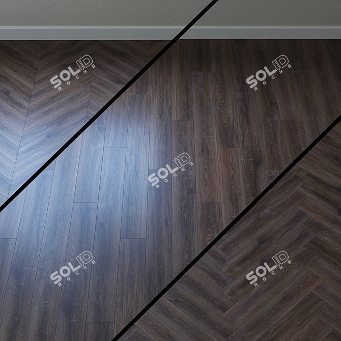 Alan Oak Laminate Flooring 3D model image 1