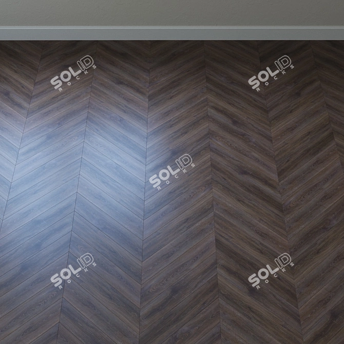 Alan Oak Laminate Flooring 3D model image 2