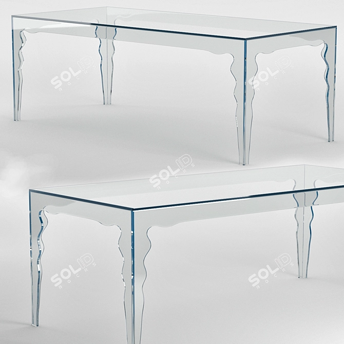 JABOT Table: Sleek Elegance for Stylish Spaces 3D model image 1