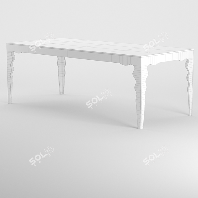 JABOT Table: Sleek Elegance for Stylish Spaces 3D model image 2