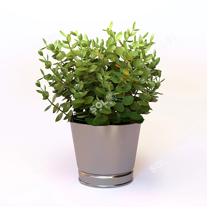 FEJKA Artificial Potted Plants: Lifelike Decor for Easy Home Greenery 3D model image 3