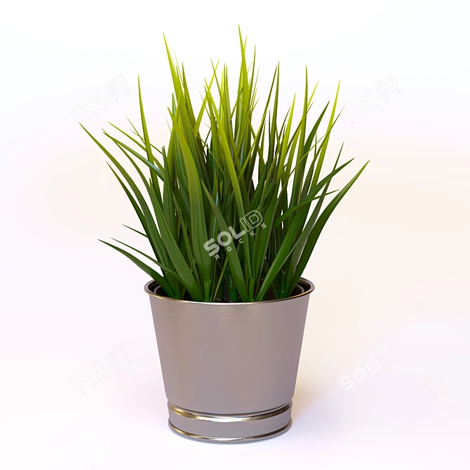 FEJKA Artificial Potted Plants: Lifelike Decor for Easy Home Greenery 3D model image 4