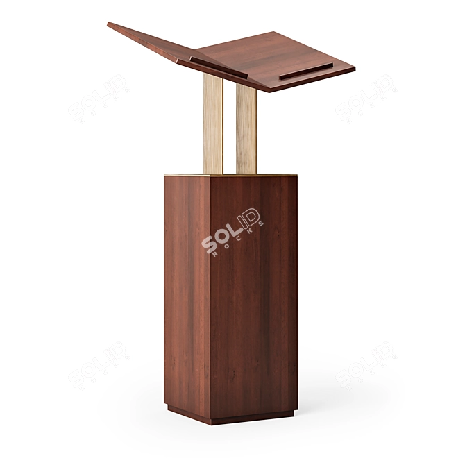 Title: Reda Amalou Lutrin Walter: Stylish and Functional Lutrin 3D model image 1